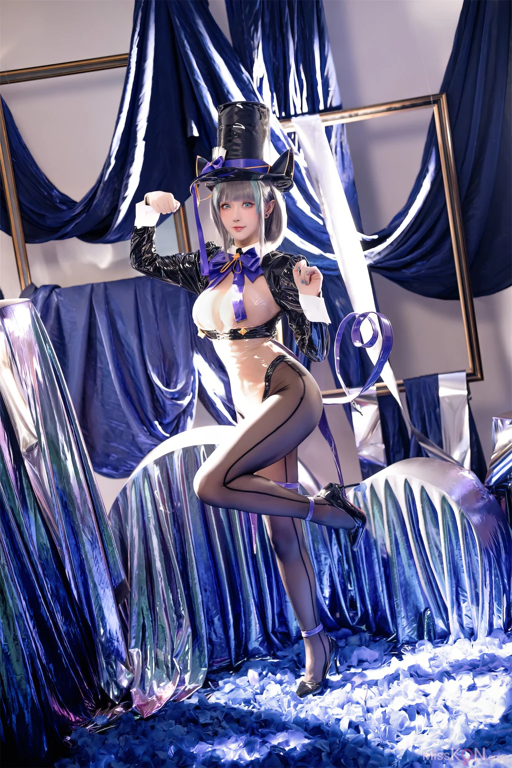 Coser@星之迟迟Hoshilily: 碧蓝航线-柴郡·绚烂夜梦 (32 photos)