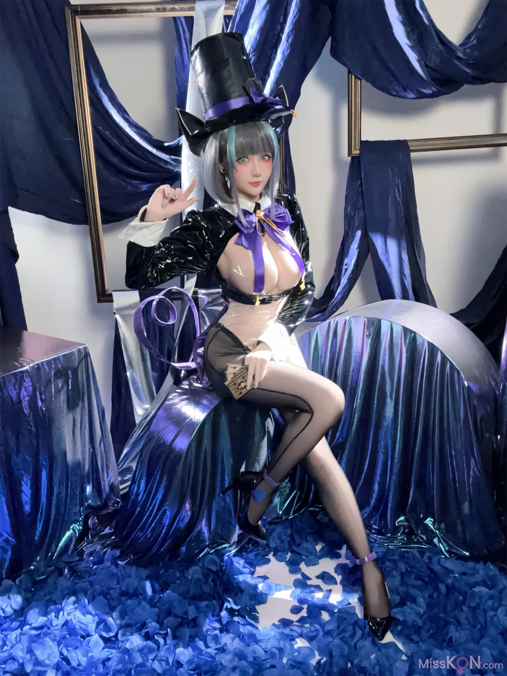 Coser@星之迟迟Hoshilily: 碧蓝航线-柴郡·绚烂夜梦 (32 photos) – Page 3