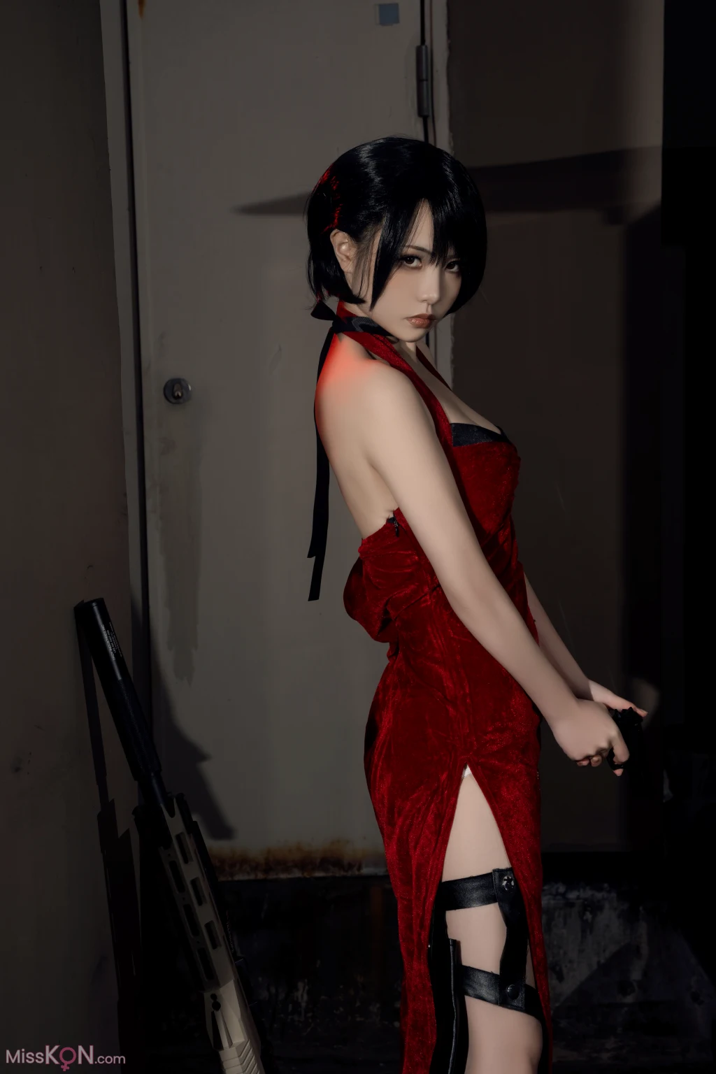 Coser@爆机少女喵小吉 (Nekokoyoshi): 生化危机 艾达王 (89 photos )
