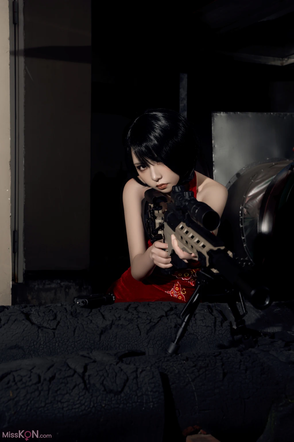 Coser@爆机少女喵小吉 (Nekokoyoshi): 生化危机 艾达王 (89 photos )