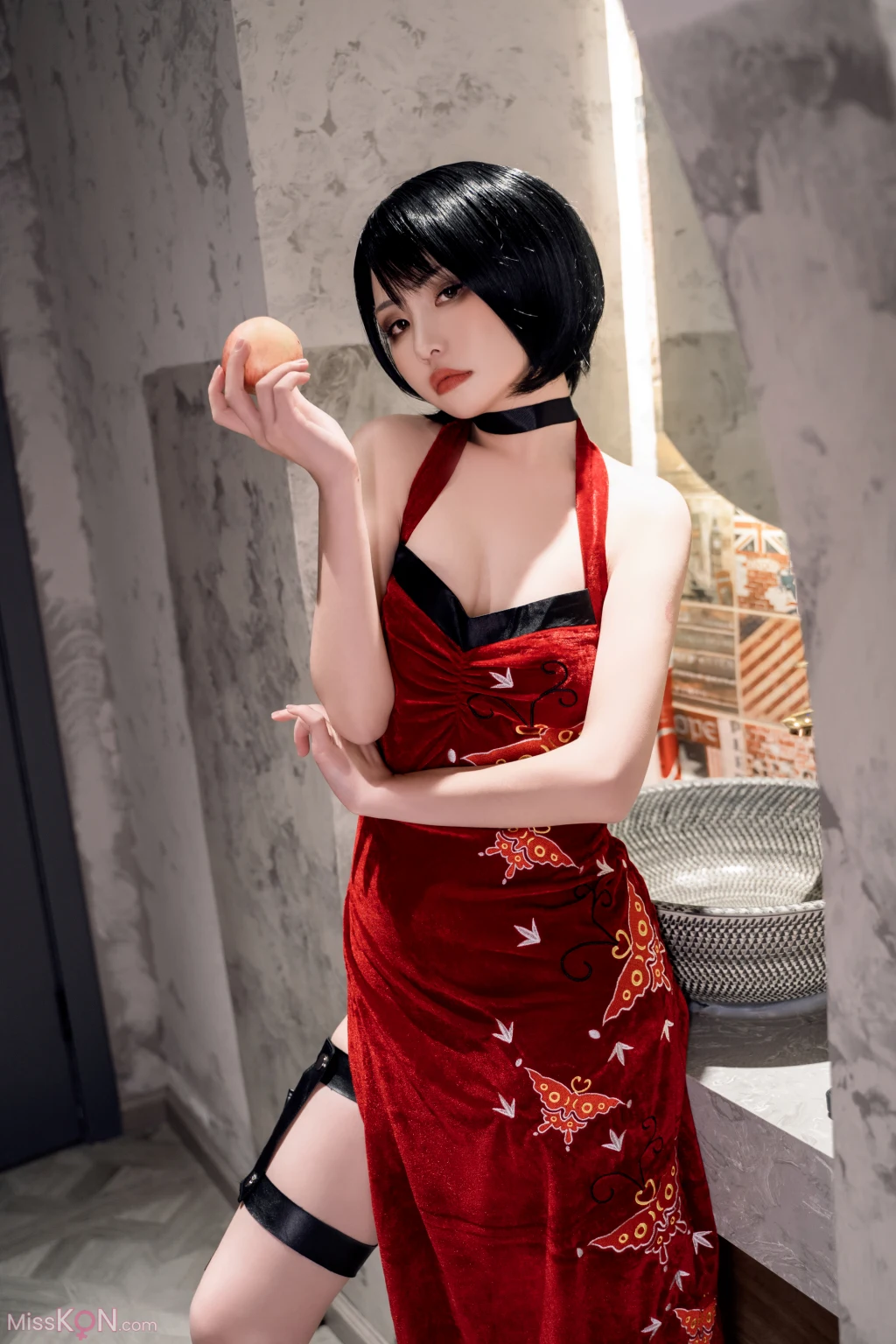 Coser@爆机少女喵小吉 (Nekokoyoshi): 生化危机 艾达王 (89 photos )