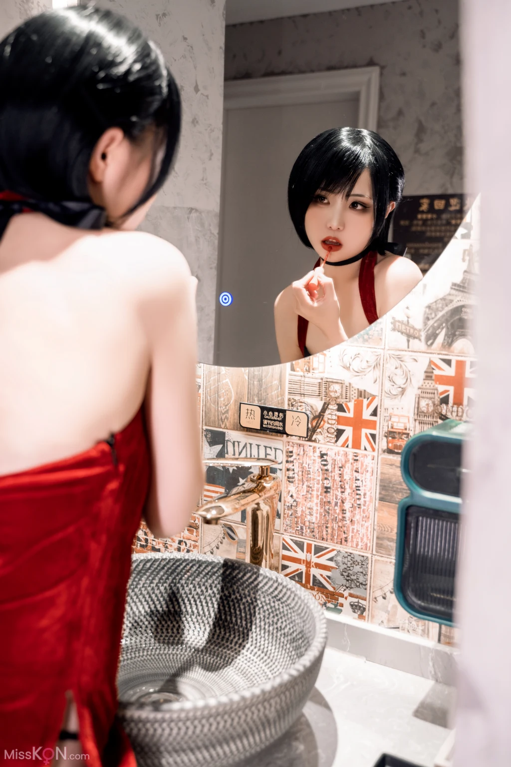 Coser@爆机少女喵小吉 (Nekokoyoshi): 生化危机 艾达王 (89 photos )