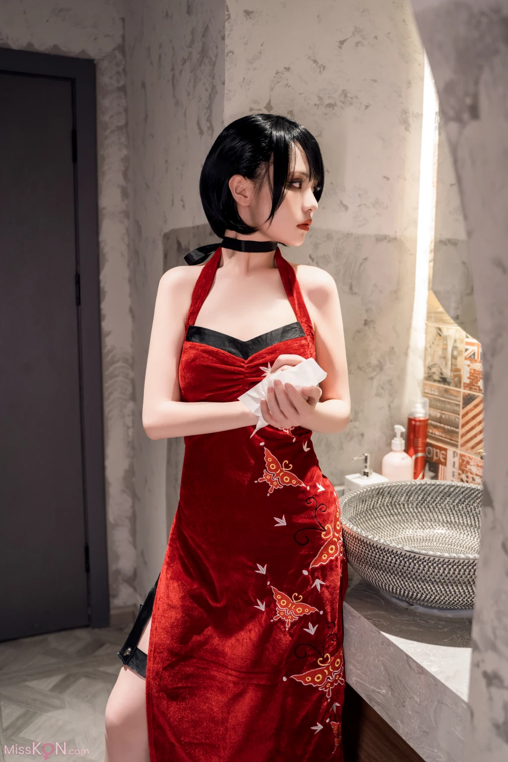 Coser@爆机少女喵小吉 (Nekokoyoshi): 生化危机 艾达王 (89 photos )