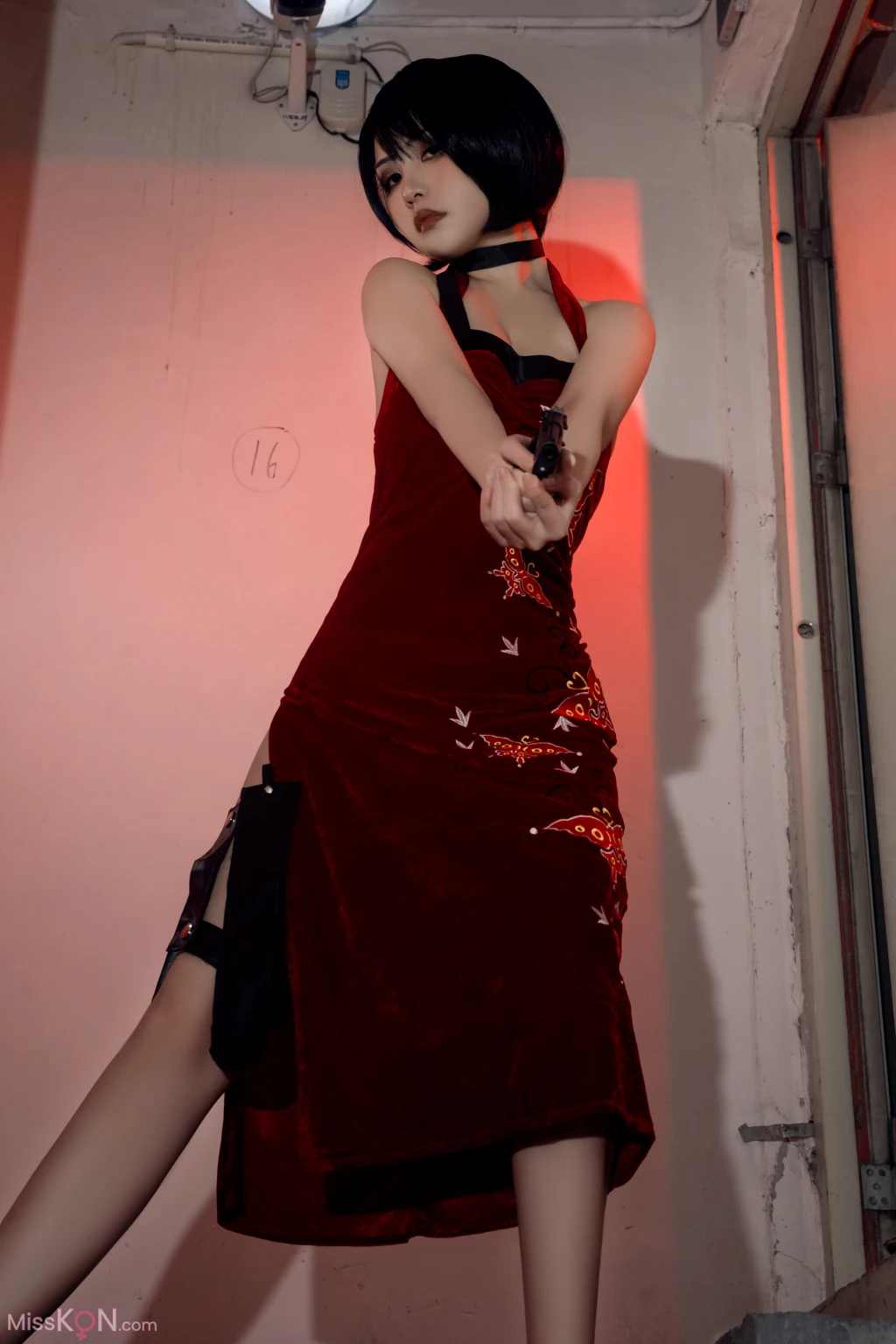 Coser@爆机少女喵小吉 (Nekokoyoshi): 生化危机 艾达王 (89 photos )
