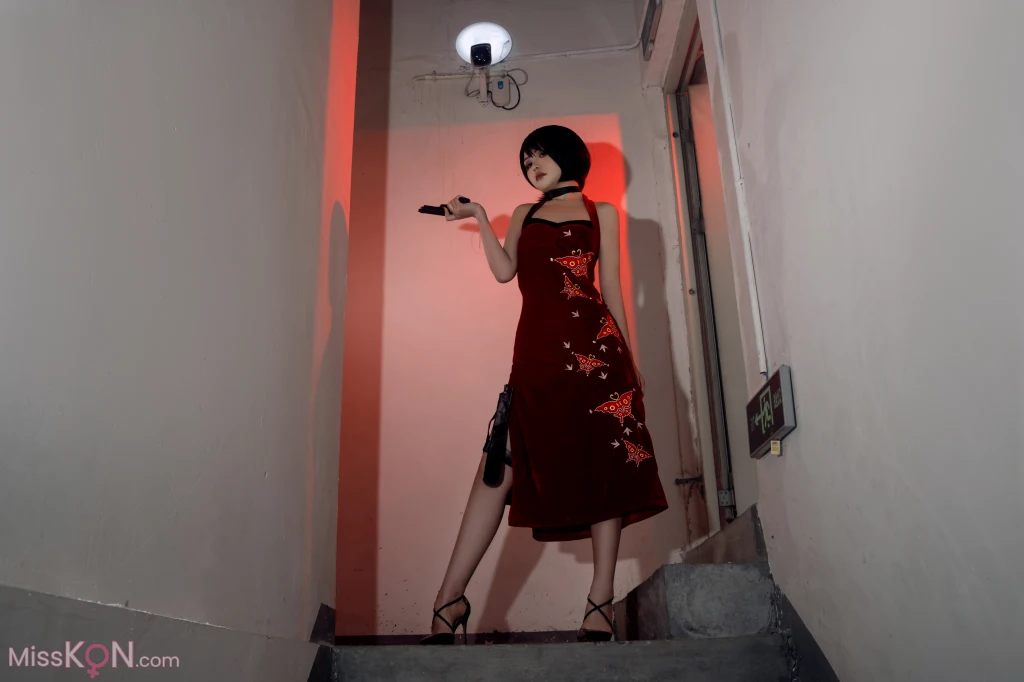 Coser@爆机少女喵小吉 (Nekokoyoshi): 生化危机 艾达王 (89 photos )