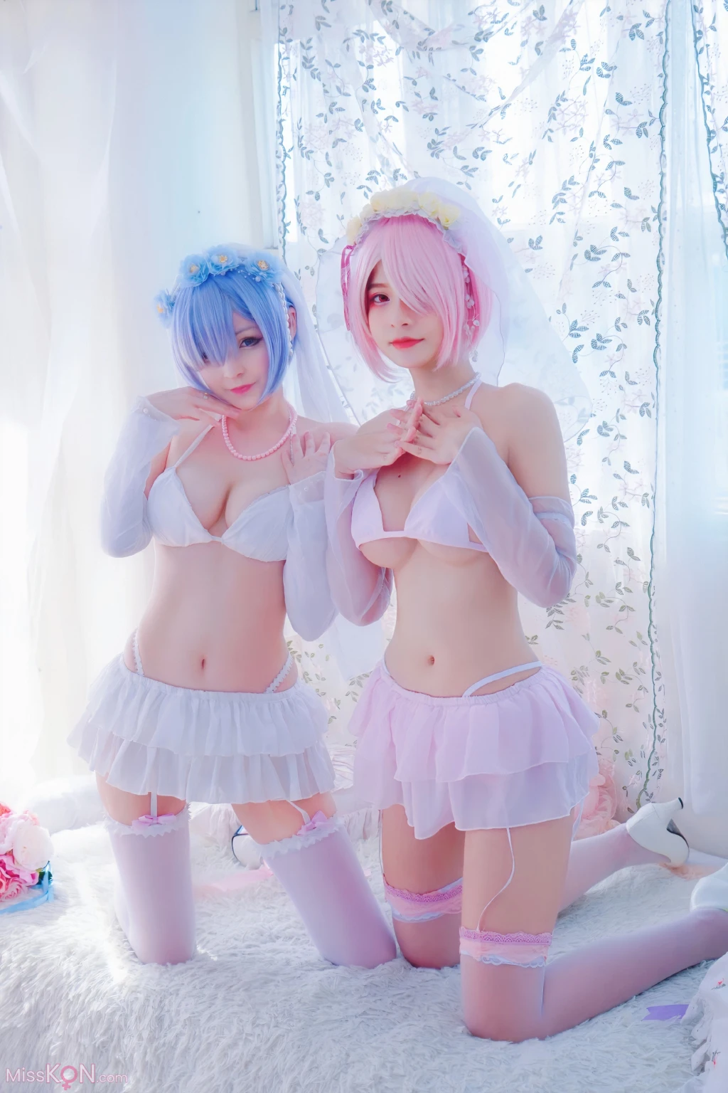 Coser@Azami: 蕾姆婚纱 (40 photos)