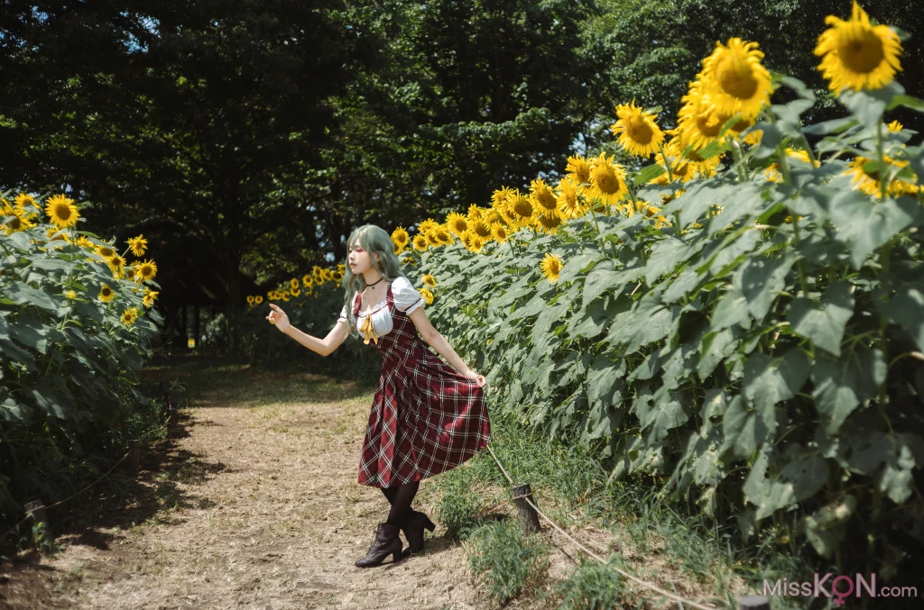 Coser@Ely_eee (ElyEE子): Kazami Yuuka 幽香花海 (38 photos + 1 video)