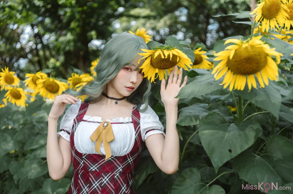 Coser@Ely_eee (ElyEE子): Kazami Yuuka 幽香花海 (38 photos + 1 video)