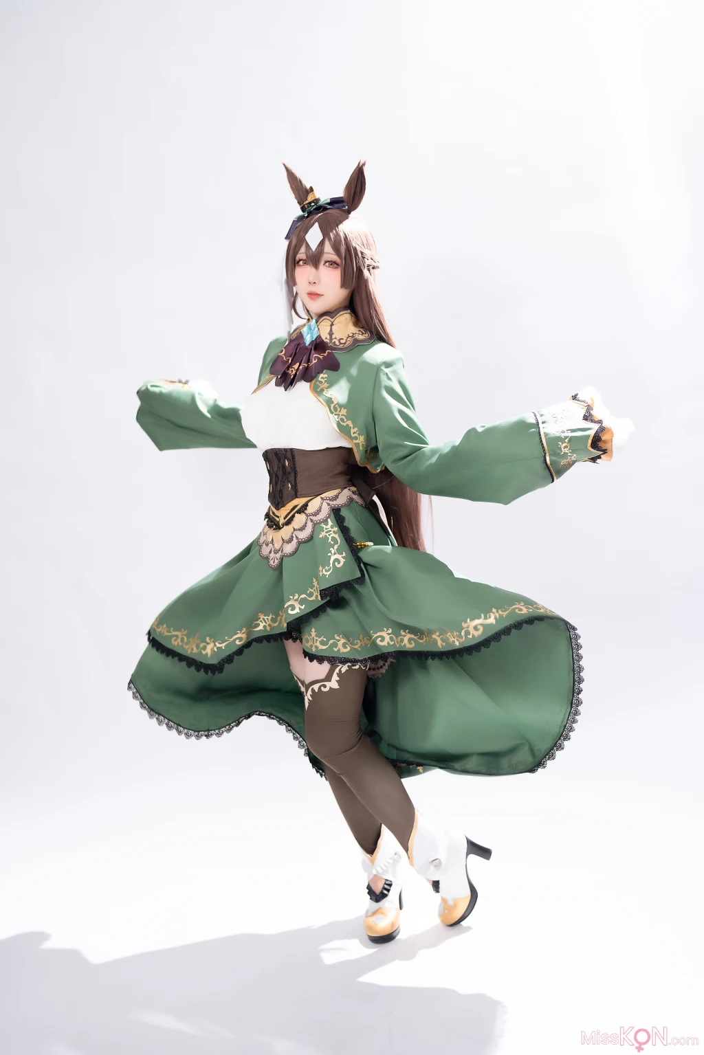 Coser@星之迟迟Hoshilily: 赛马娘-里见光钻·梦想的回应 (48 photos + 1 video) – Page 4