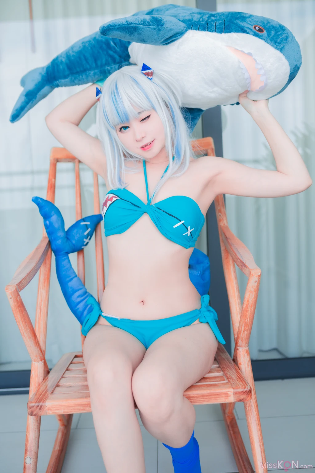 Coser@MeenFox: Gawr Gura Swim (40 photos) – Page 3