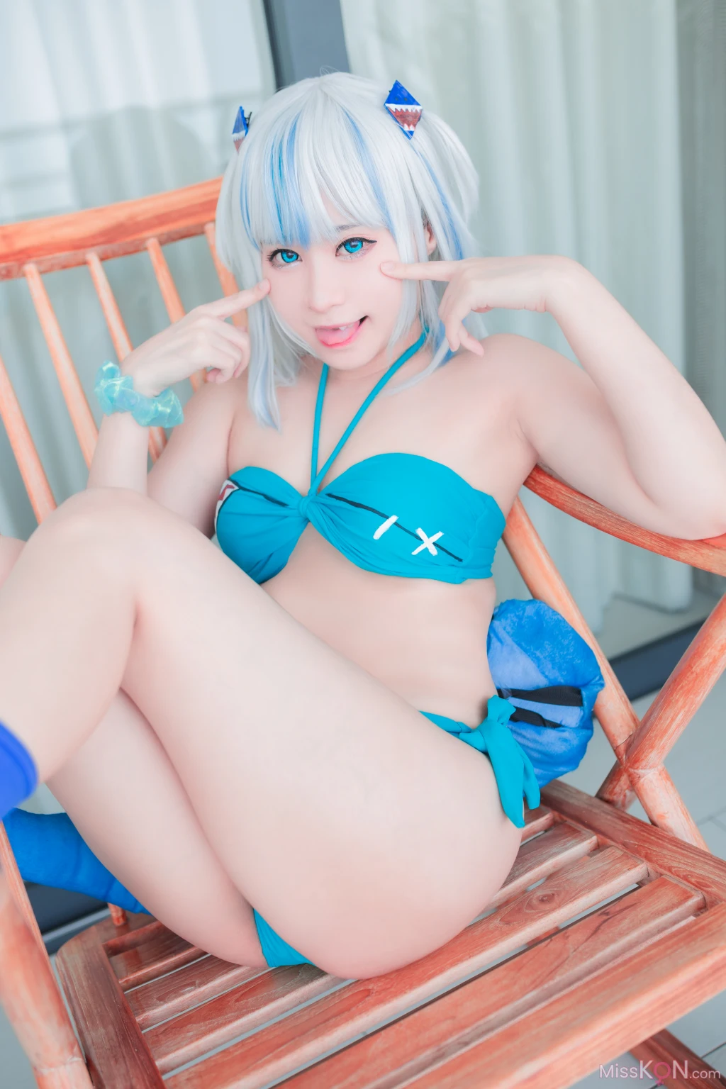 Coser@MeenFox: Gawr Gura Swim (40 photos) – Page 3