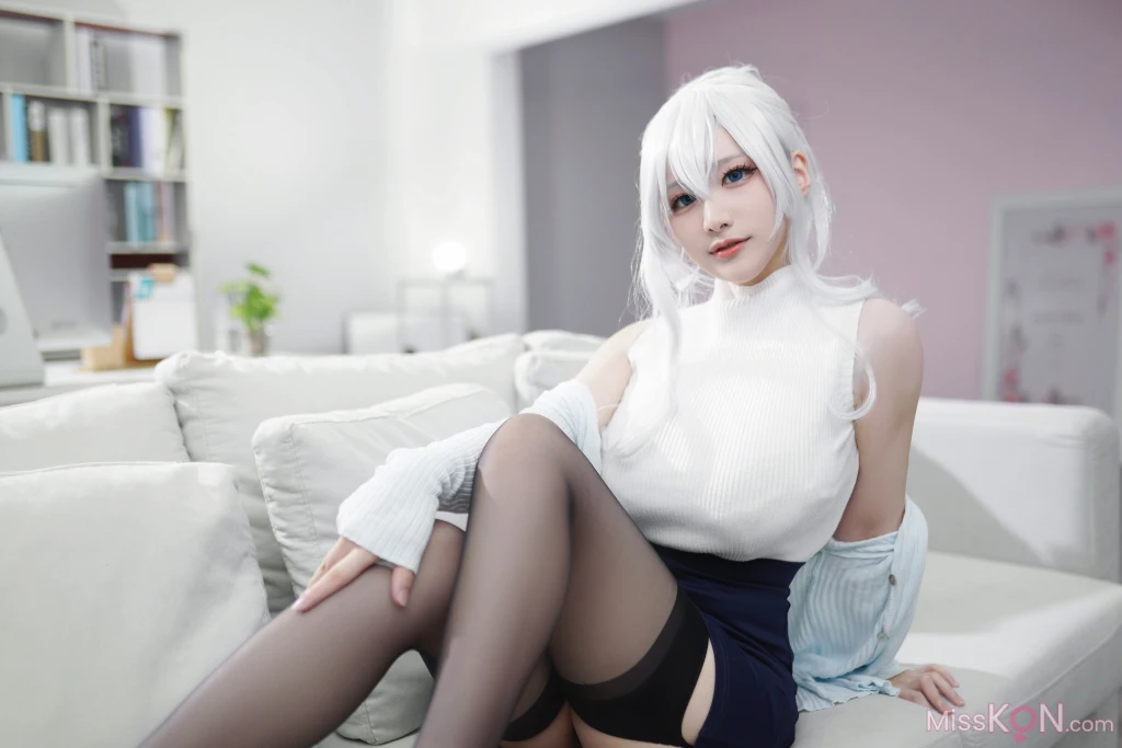 Coser@幼愛Youmeko: 未亡人雪女 (70 photos)