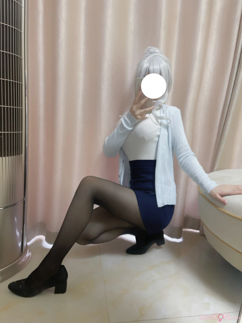 Coser@幼愛Youmeko: 未亡人雪女 (70 photos)