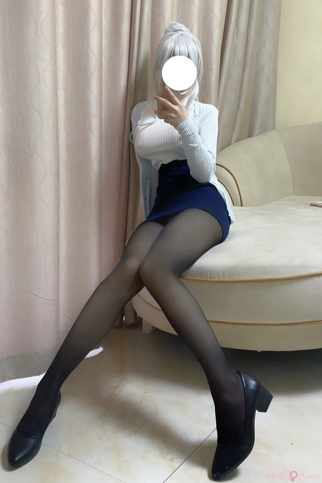 Coser@幼愛Youmeko: 未亡人雪女 (70 photos)
