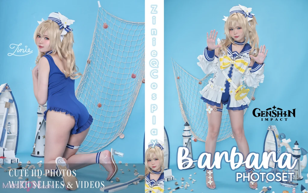 Coser@ZinieQ: Barbara Swimsuit (28 photos + 2 videos) – Page 3