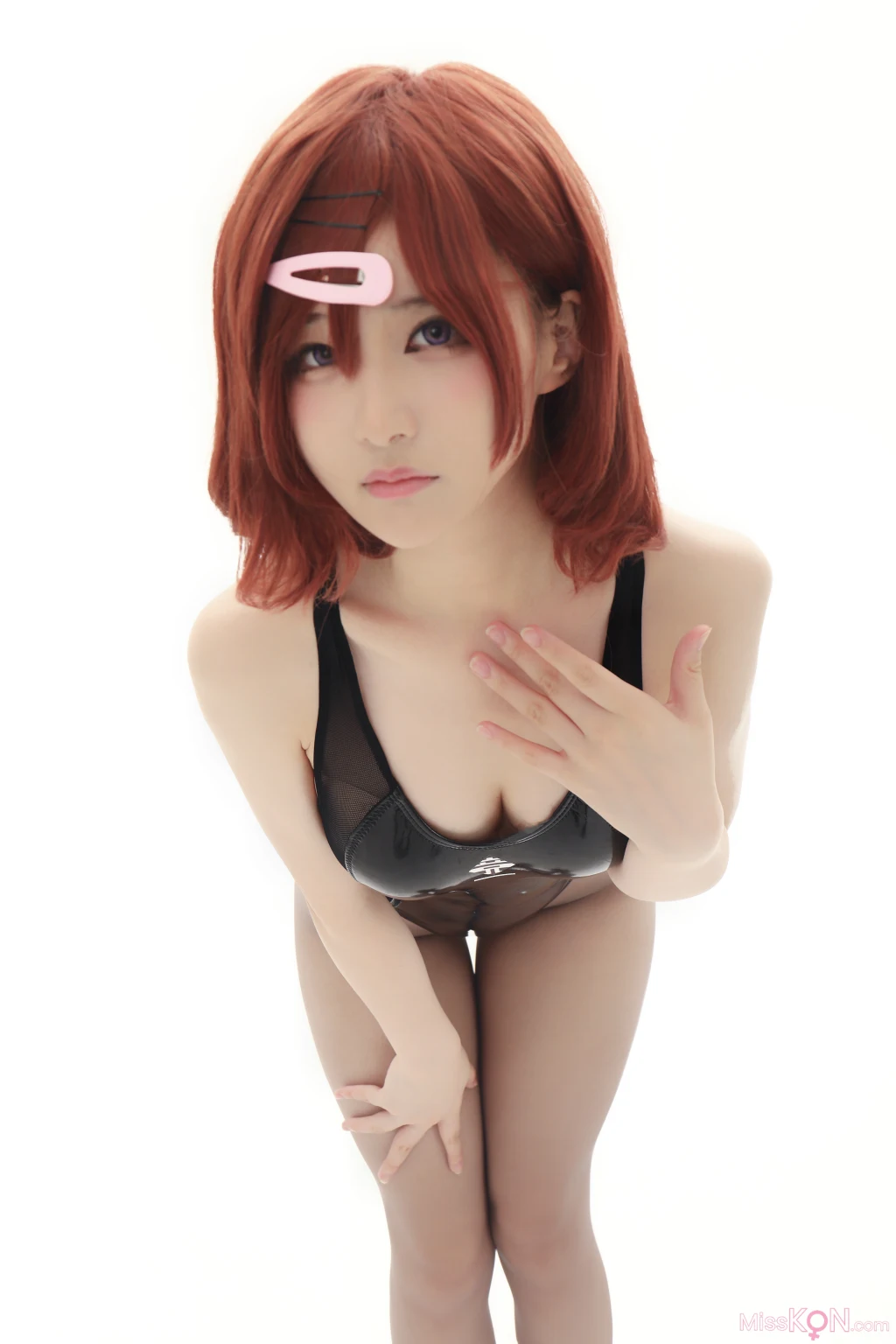Coser@幼愛youmeko: 樋口円香竞泳无衬衫灰丝 (36 photos)