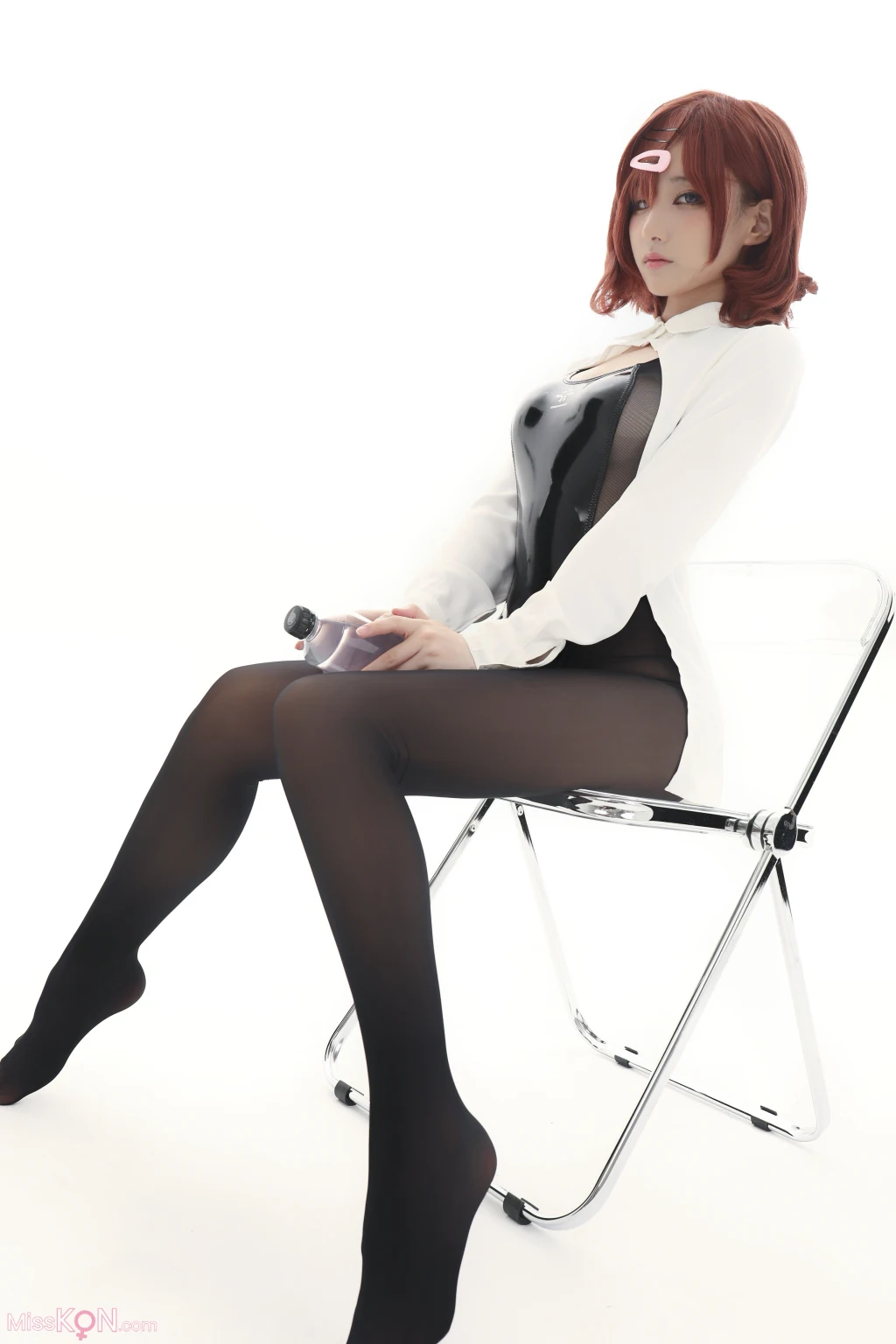 Coser@幼愛youmeko: 樋口円香竞泳灰丝 (29 photos)