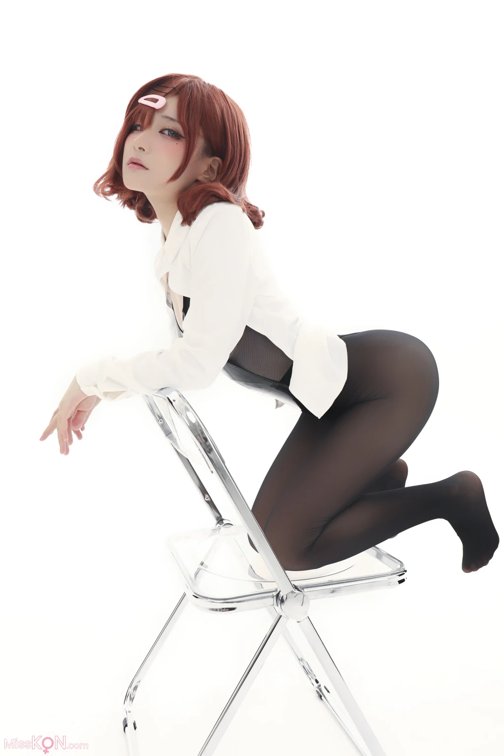 Coser@幼愛youmeko: 樋口円香竞泳灰丝 (29 photos) – Page 2
