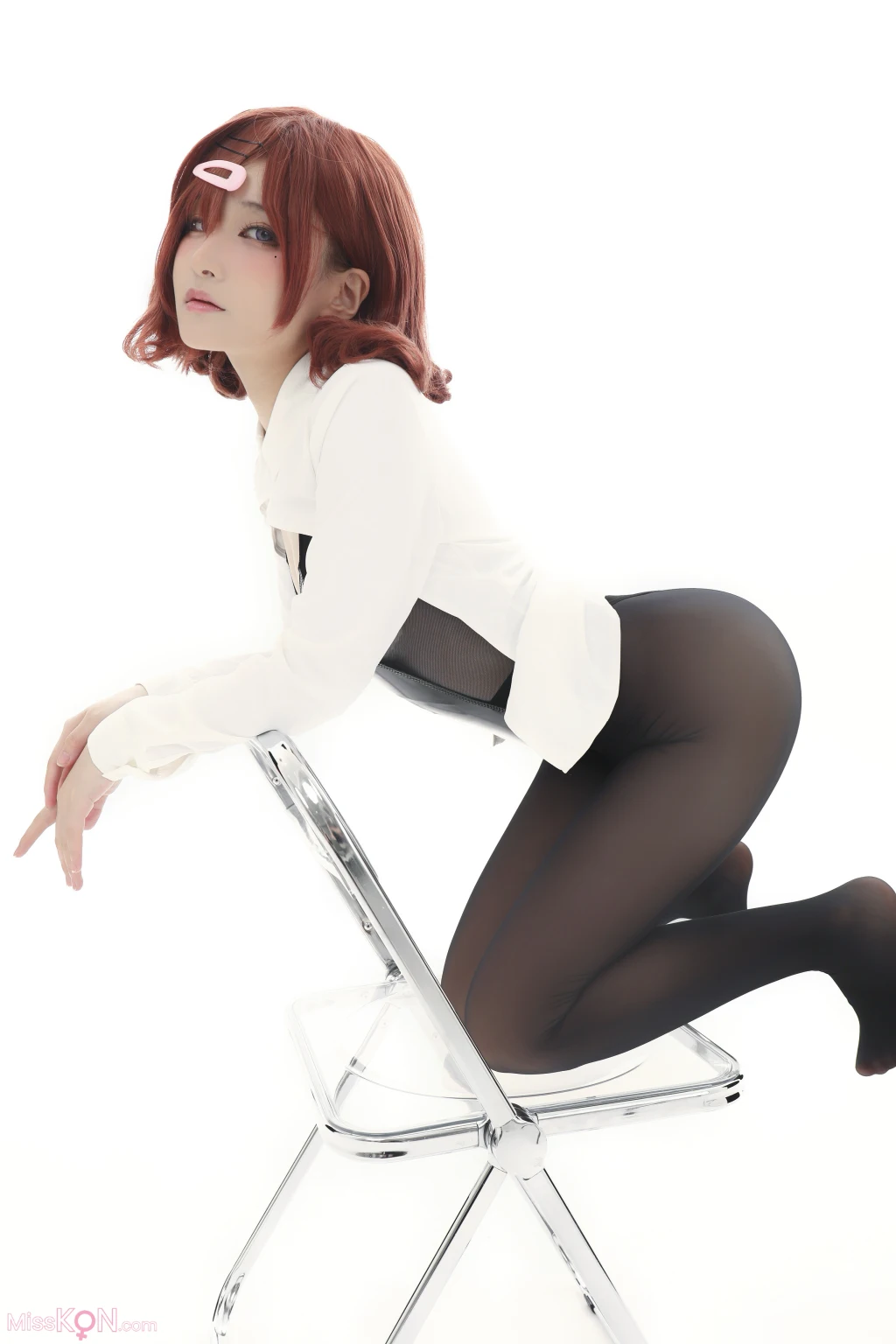 Coser@幼愛youmeko: 樋口円香竞泳灰丝 (29 photos) – Page 2