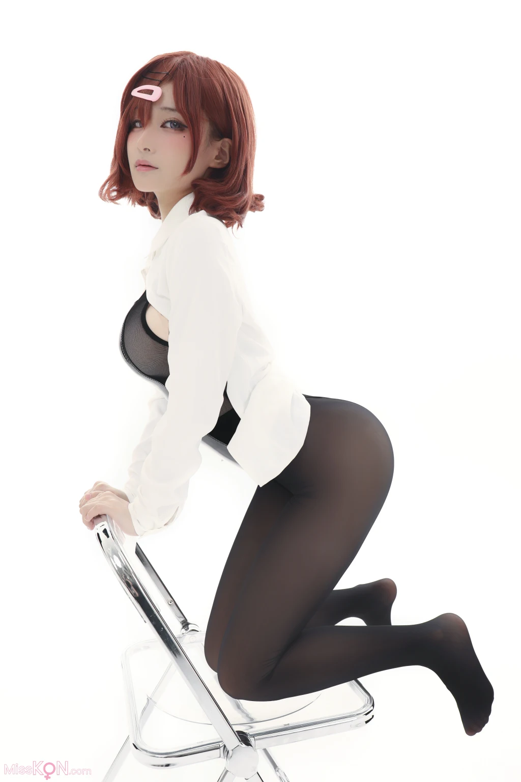 Coser@幼愛youmeko: 樋口円香竞泳灰丝 (29 photos) – Page 2