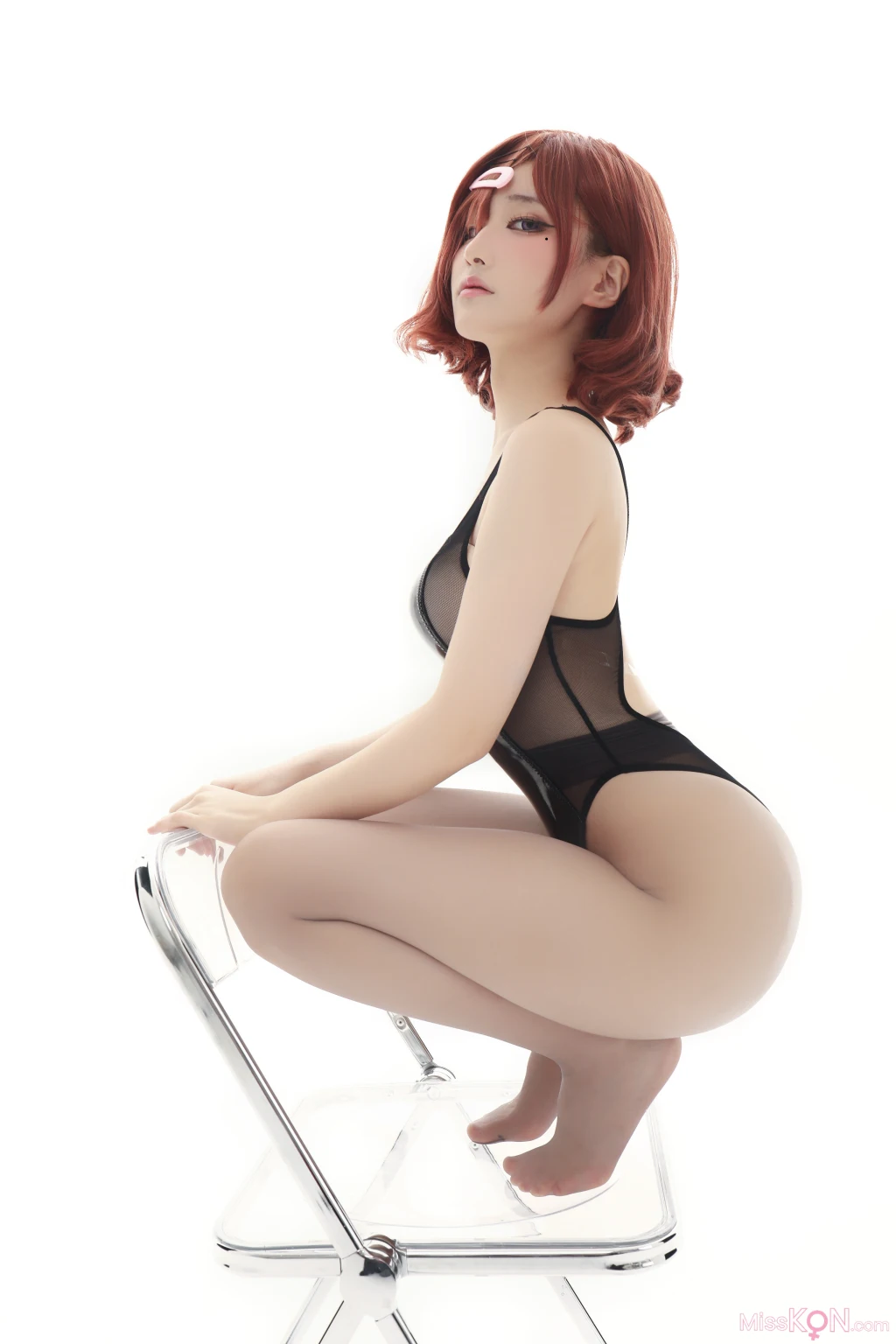 Coser@幼愛youmeko: 樋口円香竞泳无衬衫灰丝 (36 photos) – Page 2