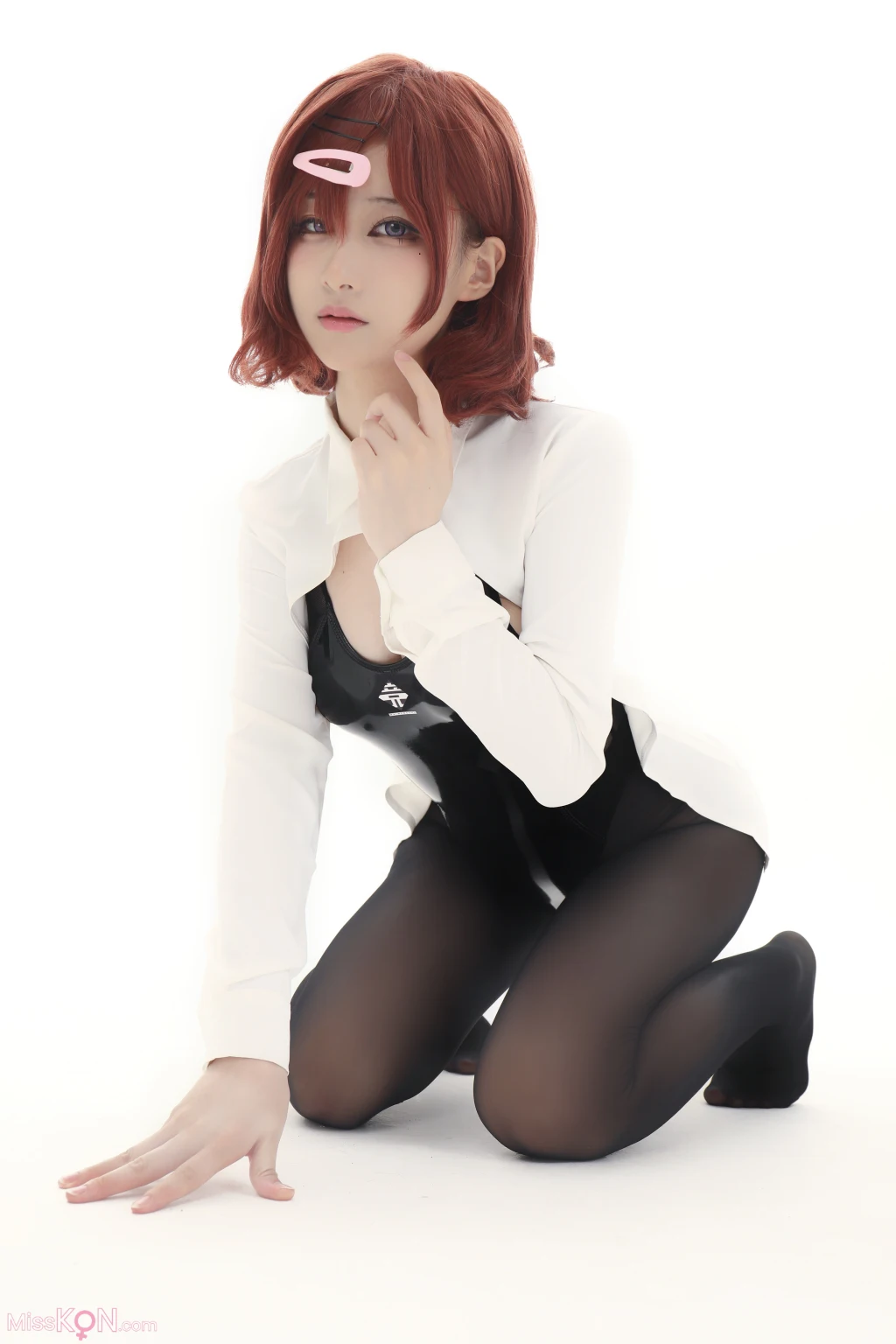 Coser@幼愛youmeko: 樋口円香竞泳灰丝 (29 photos) – Page 2