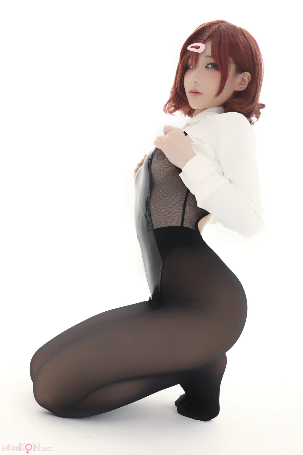 Coser@幼愛youmeko: 樋口円香竞泳灰丝 (29 photos) – Page 2