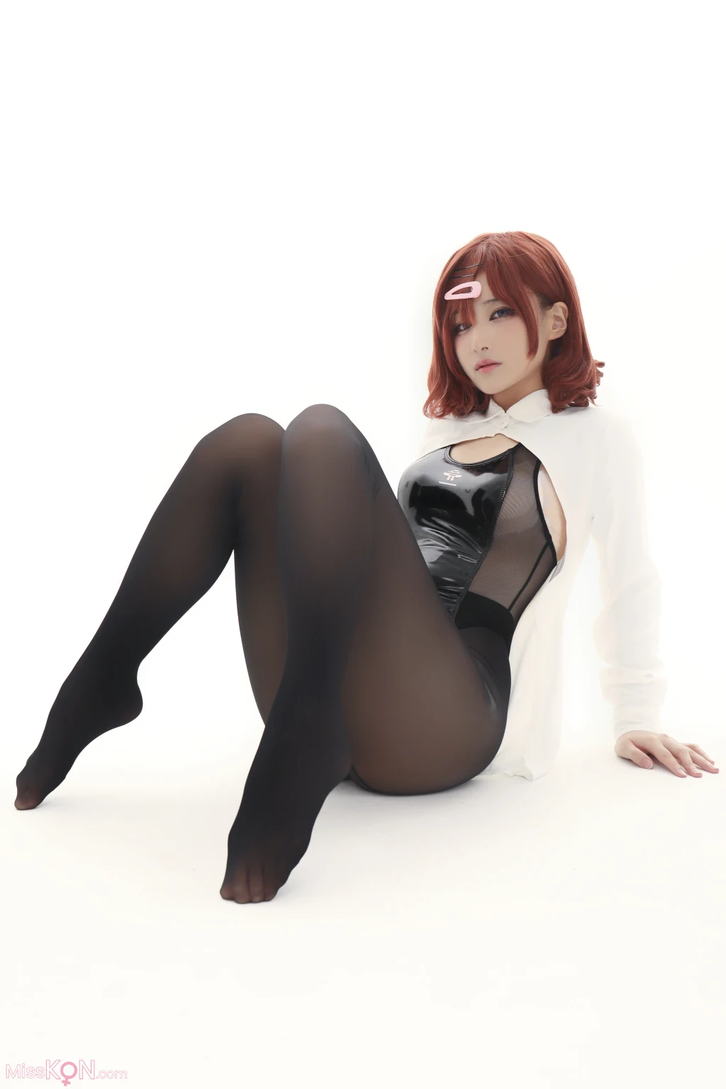 Coser@幼愛youmeko: 樋口円香竞泳灰丝 (29 photos) – Page 3