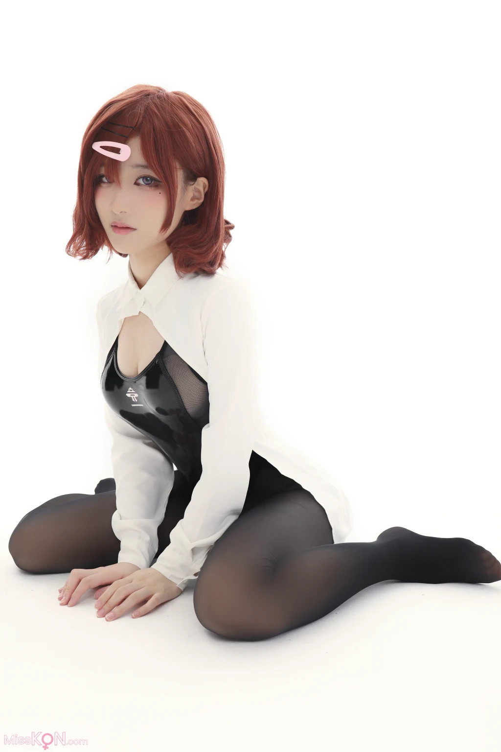 Coser@幼愛youmeko: 樋口円香竞泳灰丝 (29 photos) – Page 3