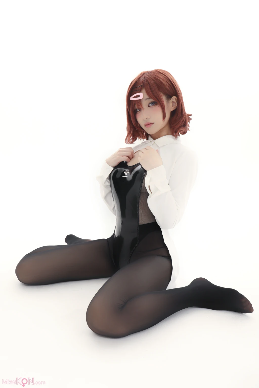 Coser@幼愛youmeko: 樋口円香竞泳灰丝 (29 photos) – Page 3
