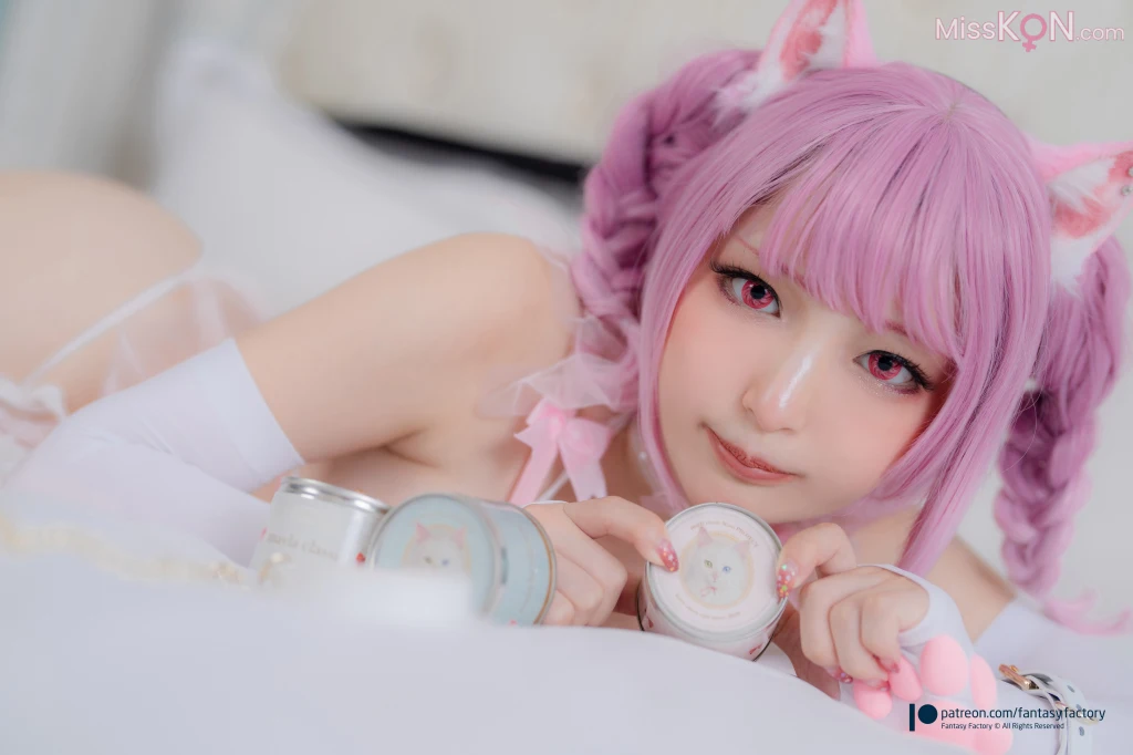 [Fantasy Factory] 小丁: Pink Cat (42 photos)