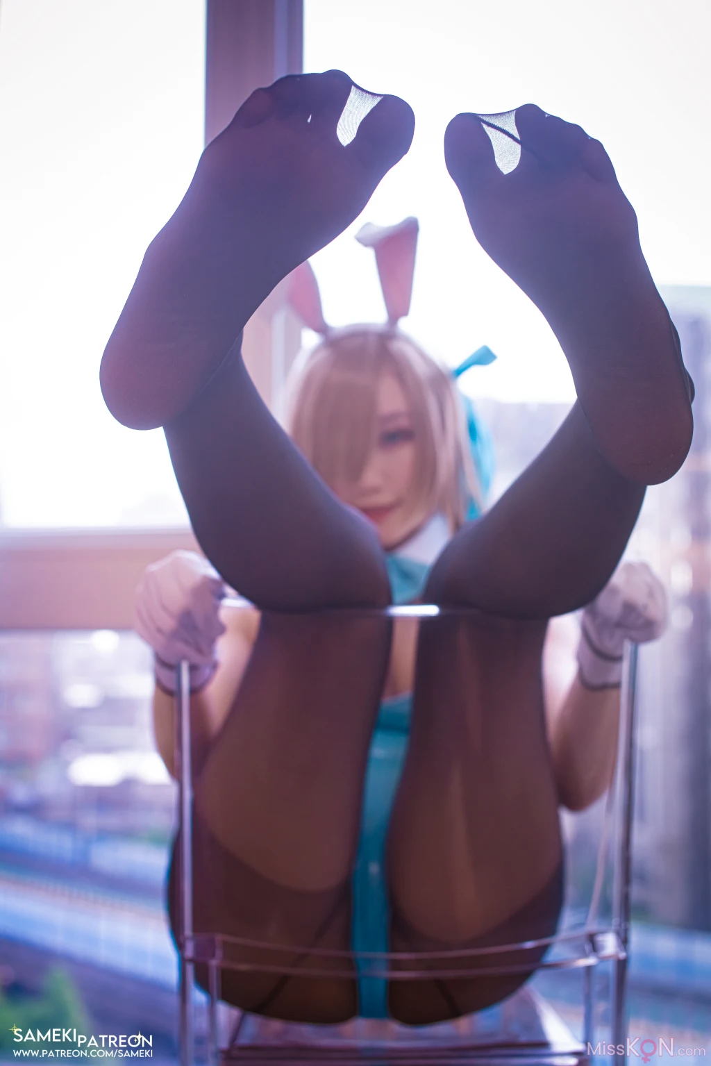 Coser@Sameki: 一之濑亚丝娜 兔女郎 (46 photos)