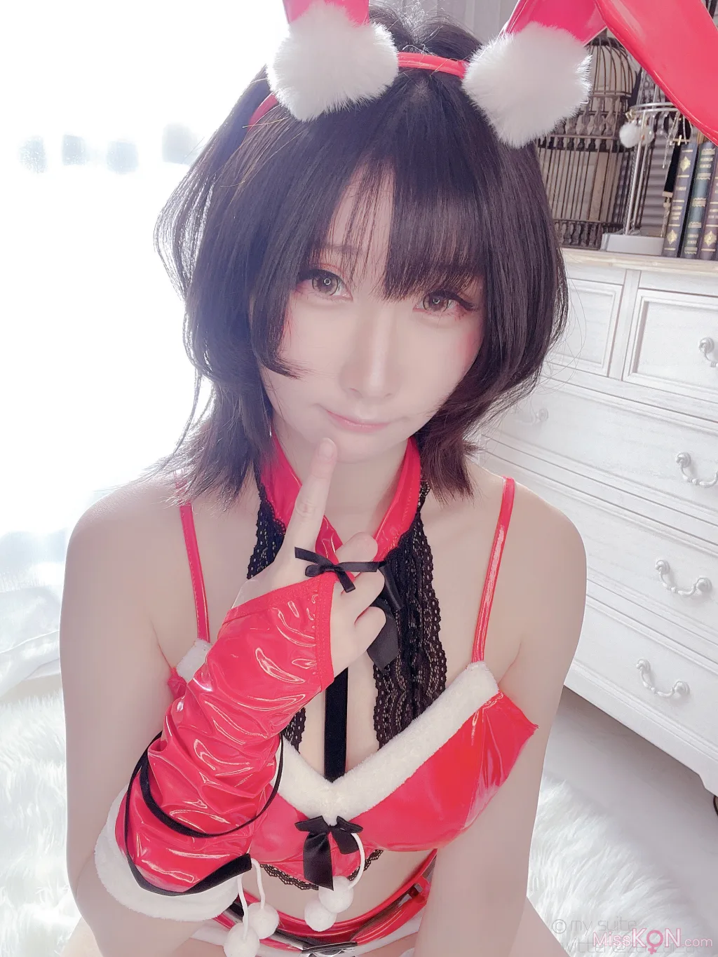 Coser@Atsuki (あつき): 2022年もクリスマスに会えない彼女からえっちな (95 photos)