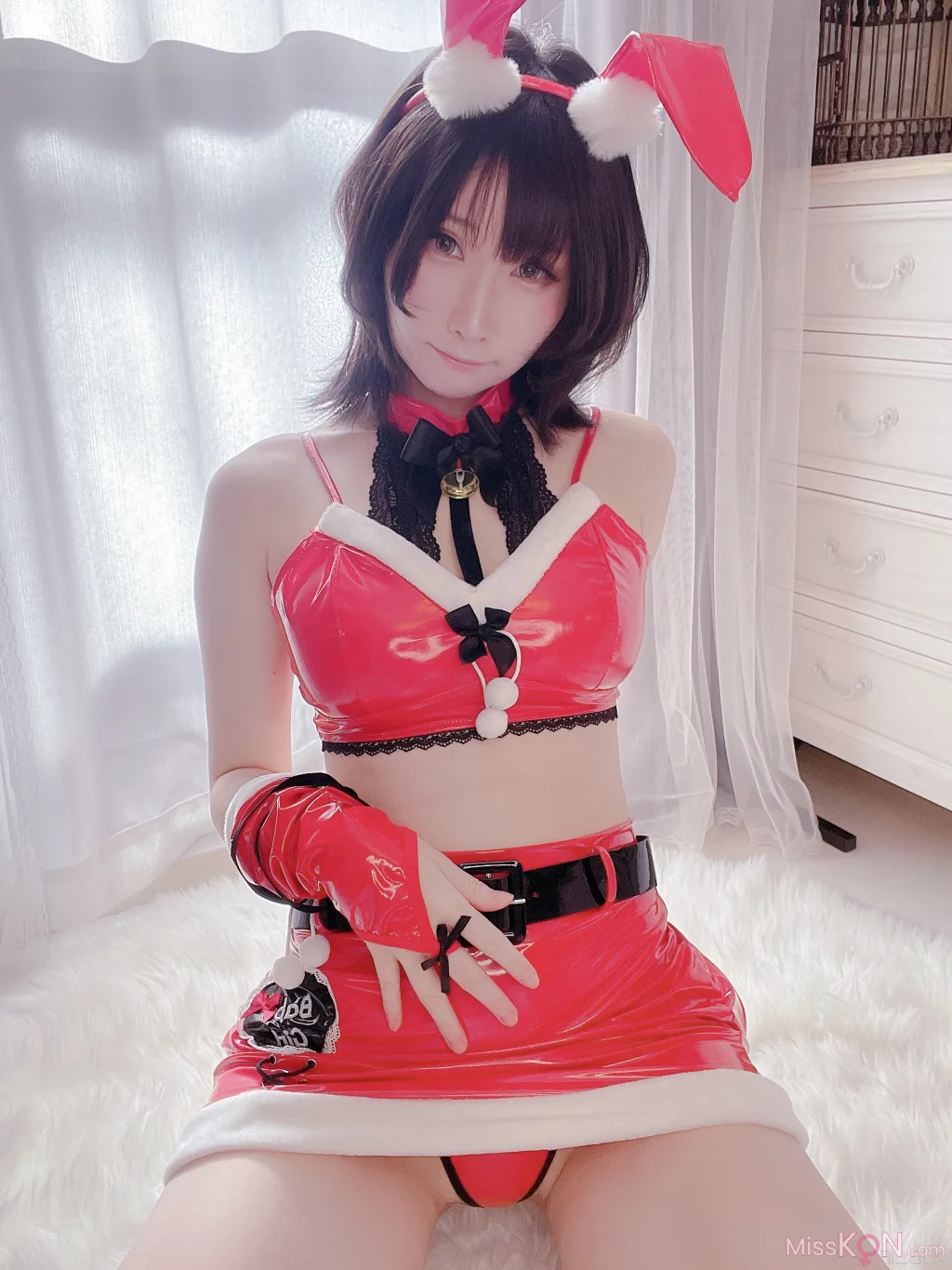Coser@Atsuki (あつき): 2022年もクリスマスに会えない彼女からえっちな (95 photos)