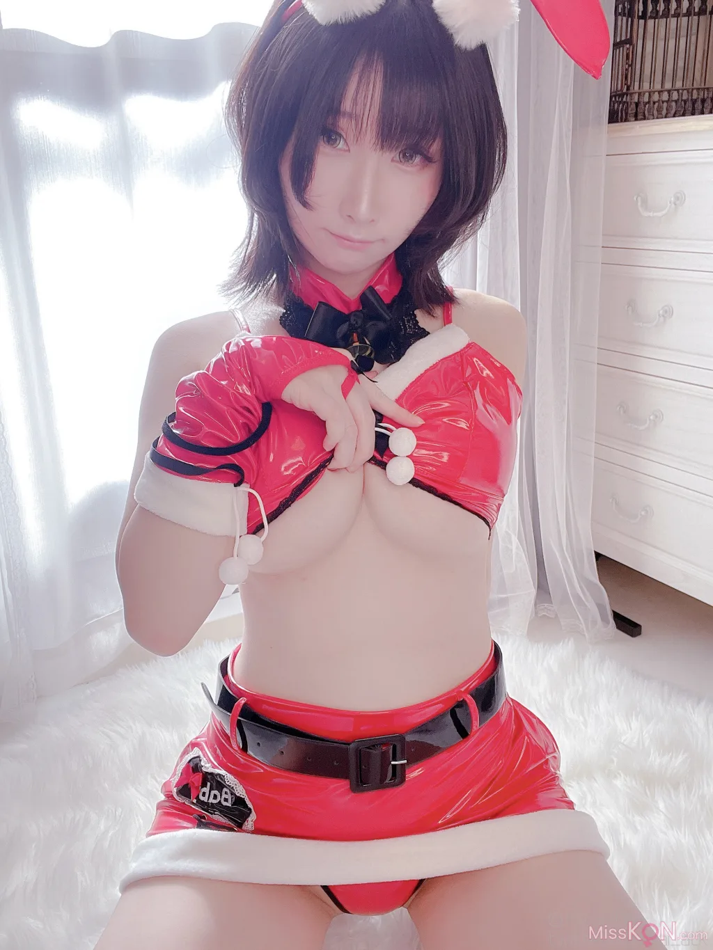 Coser@Atsuki (あつき): 2022年もクリスマスに会えない彼女からえっちな (95 photos)