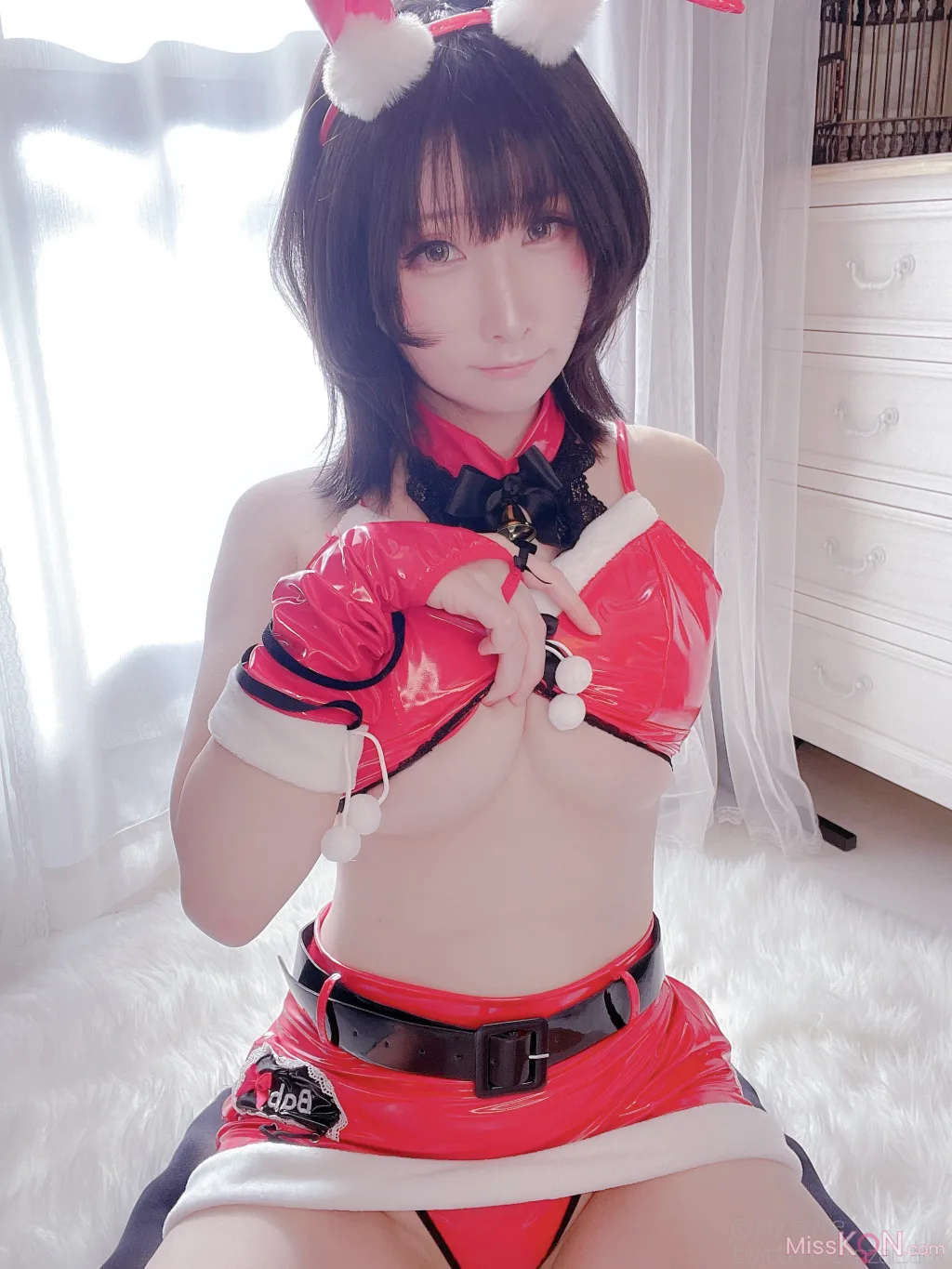 Coser@Atsuki (あつき): 2022年もクリスマスに会えない彼女からえっちな (95 photos)