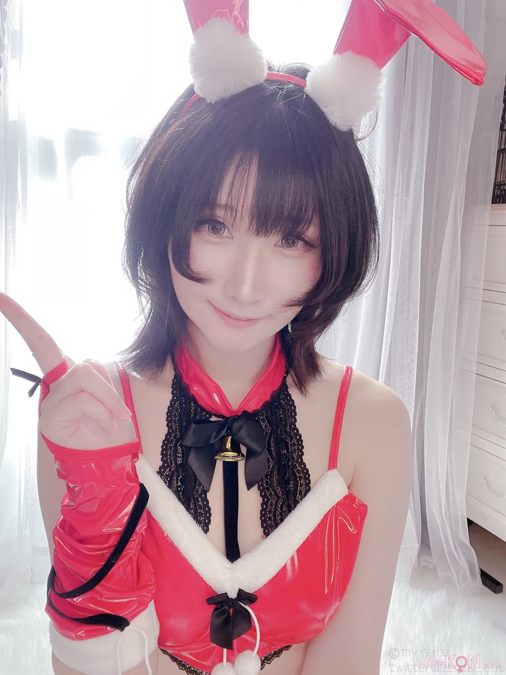 Coser@Atsuki (あつき): 2022年もクリスマスに会えない彼女からえっちな (95 photos)