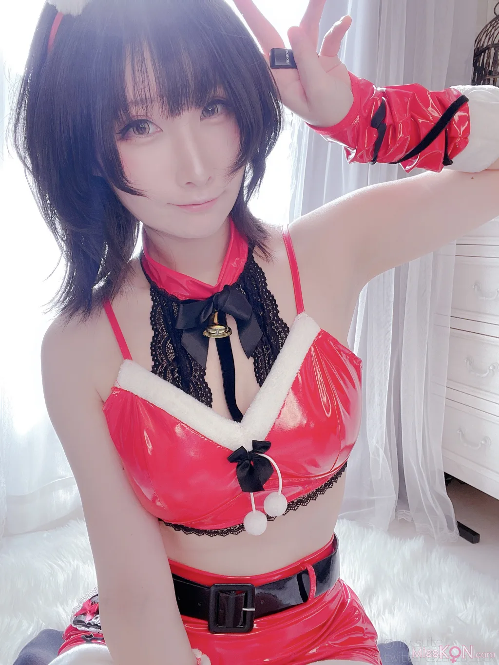 Coser@Atsuki (あつき): 2022年もクリスマスに会えない彼女からえっちな (95 photos)