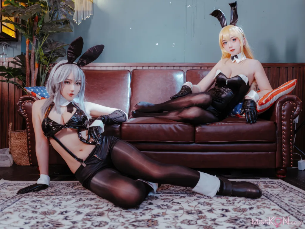 Coser@隼隼子 & 刺青Poi: 碧蓝航线 北卡罗来纳 华盛顿 兔女郎 (40 photos) – Page 3