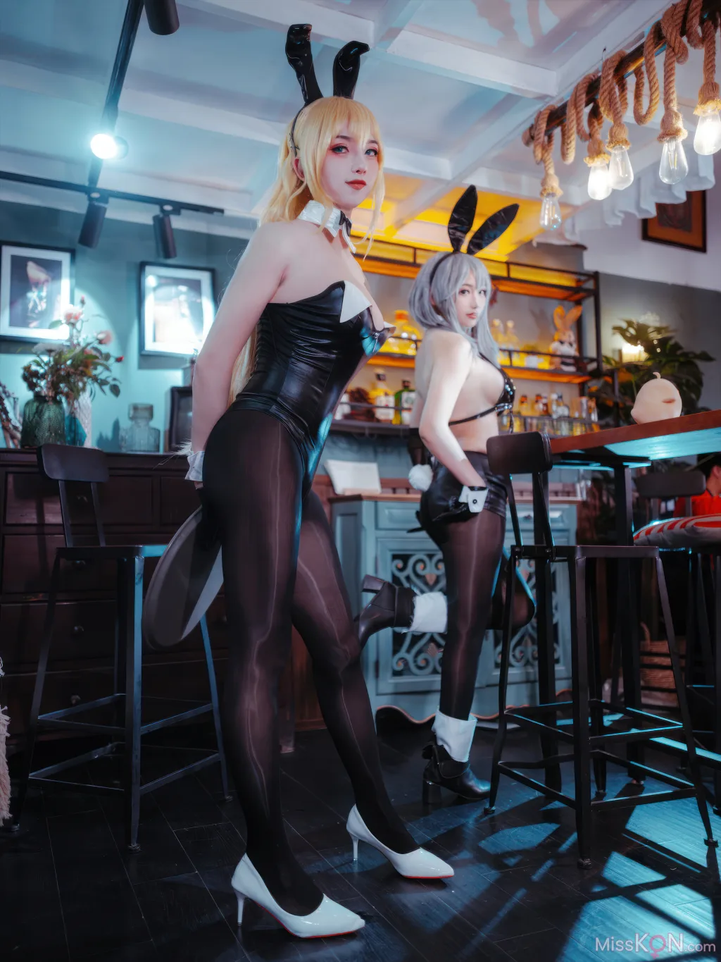 Coser@隼隼子 & 刺青Poi: 碧蓝航线 北卡罗来纳 华盛顿 兔女郎 (40 photos) – Page 3
