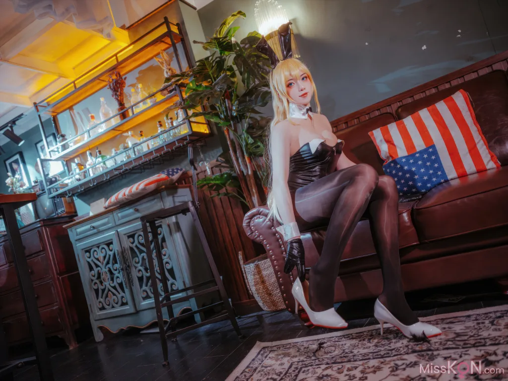 Coser@隼隼子 & 刺青Poi: 碧蓝航线 北卡罗来纳 华盛顿 兔女郎 (40 photos) – Page 4