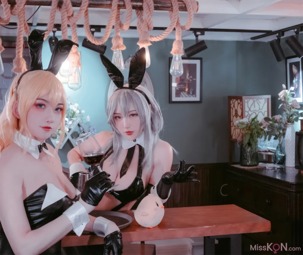 Coser@隼隼子 & 刺青Poi: 碧蓝航线 北卡罗来纳 华盛顿 兔女郎 (40 photos) – Page 4