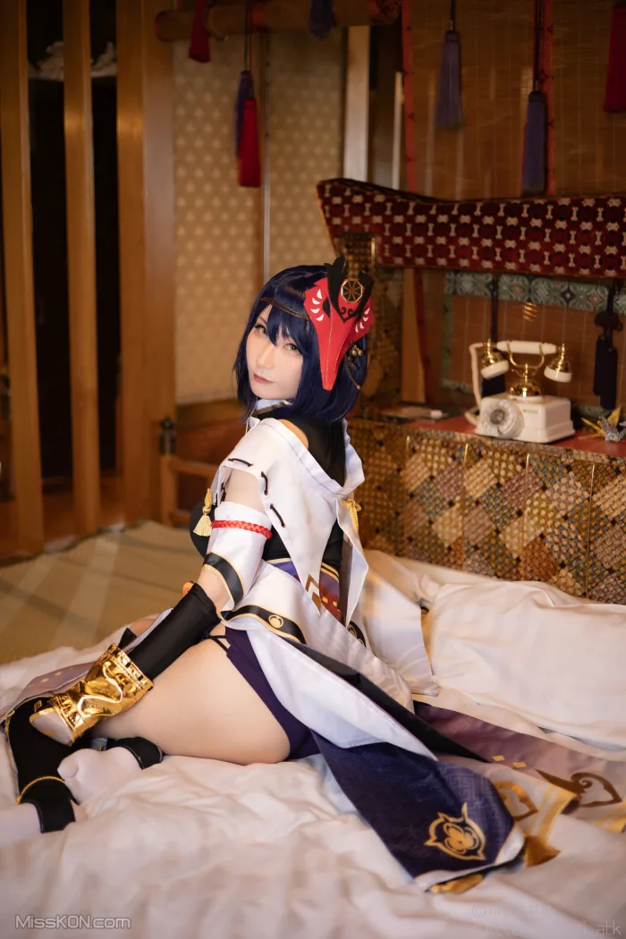 Coser@Atsuki (あつき): Genshin Impact Yae Miko &amp; Kujou Sara (402 photos )
