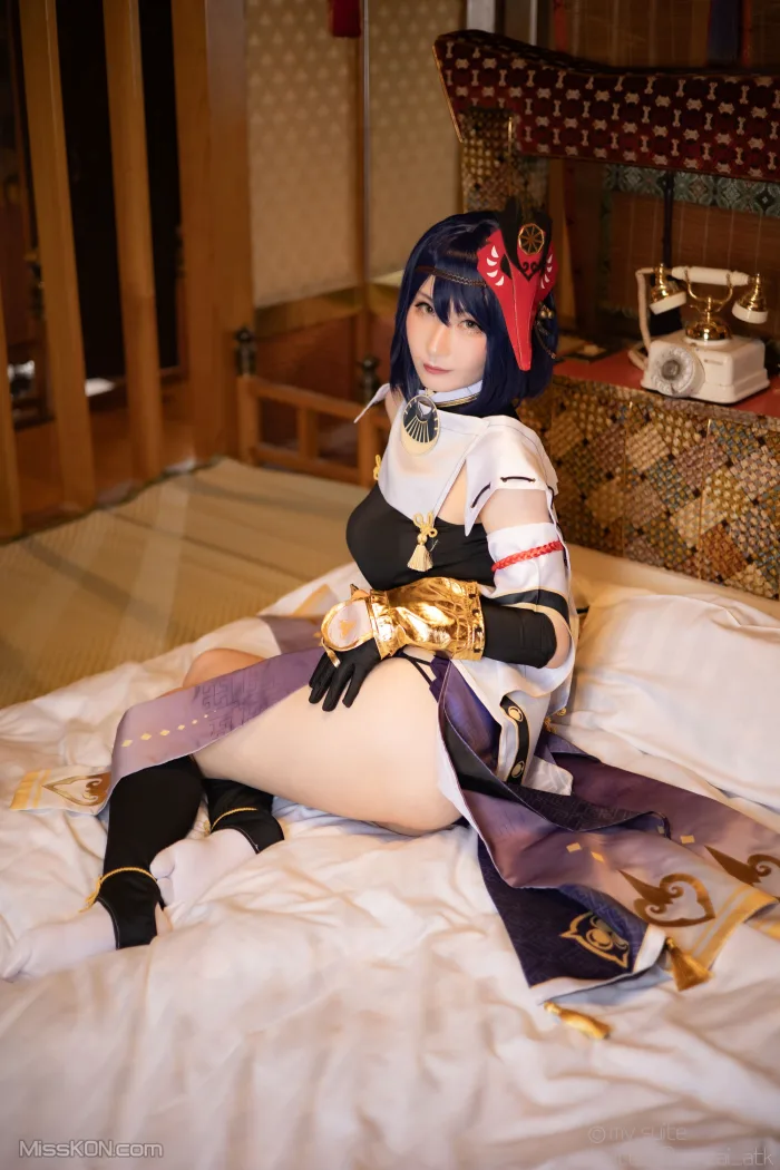 Coser@Atsuki (あつき): Genshin Impact Yae Miko &amp; Kujou Sara (402 photos )