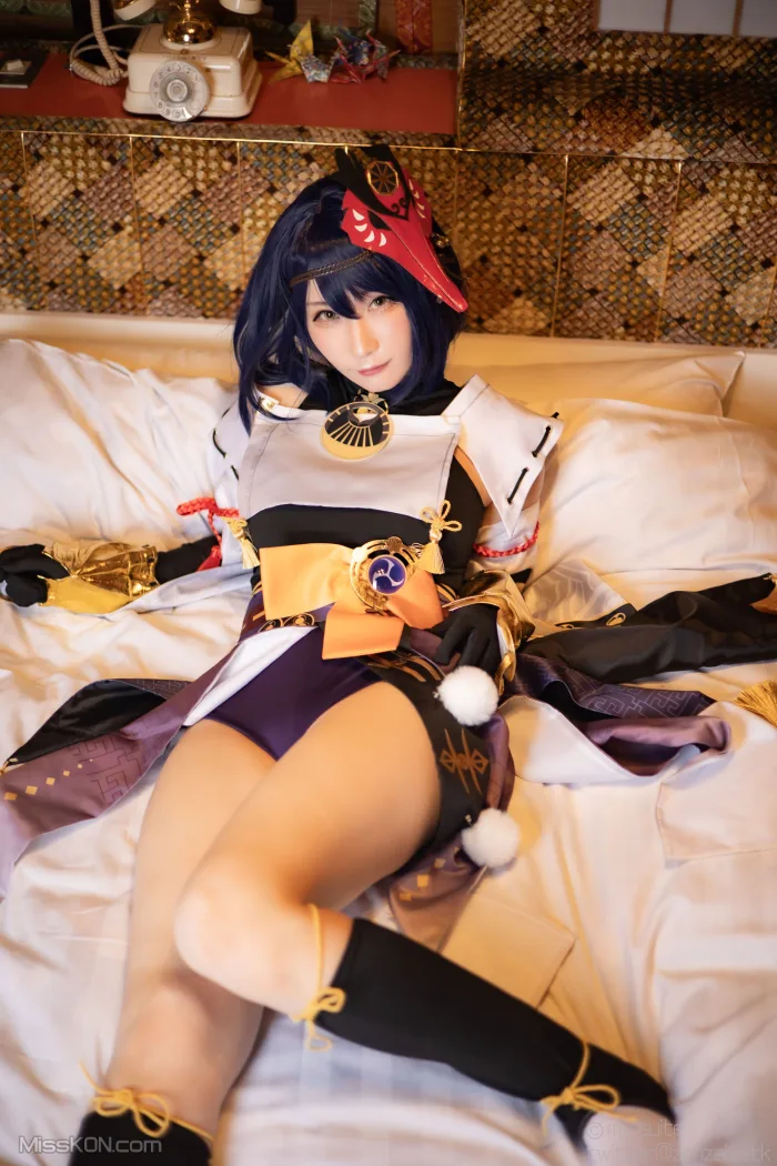 Coser@Atsuki (あつき): Genshin Impact Yae Miko &amp; Kujou Sara (402 photos )