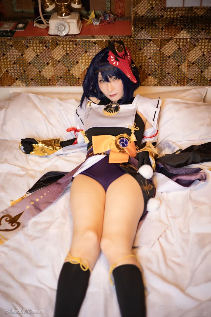 Coser@Atsuki (あつき): Genshin Impact Yae Miko &amp; Kujou Sara (402 photos )
