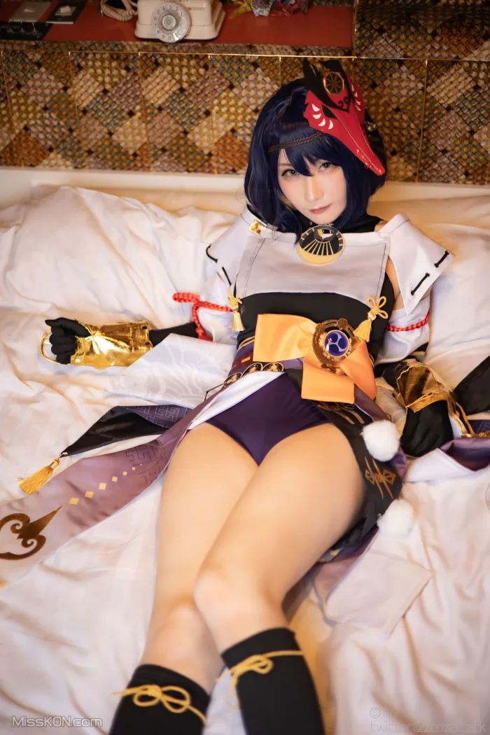 Coser@Atsuki (あつき): Genshin Impact Yae Miko &amp; Kujou Sara (402 photos )