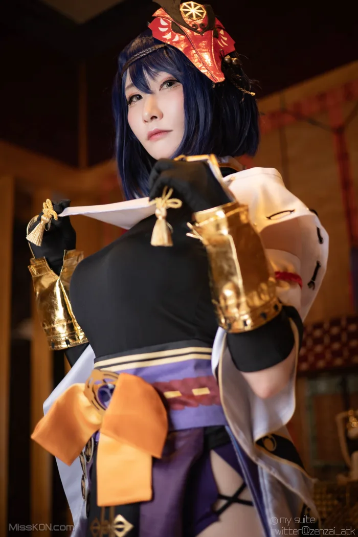 Coser@Atsuki (あつき): Genshin Impact Yae Miko &amp; Kujou Sara (402 photos )