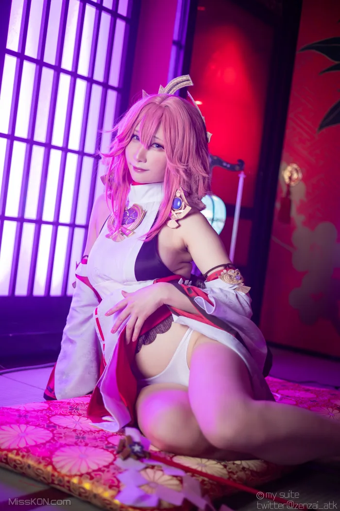 Coser@Atsuki (あつき): Genshin Impact Yae Miko &amp; Kujou Sara (402 photos )