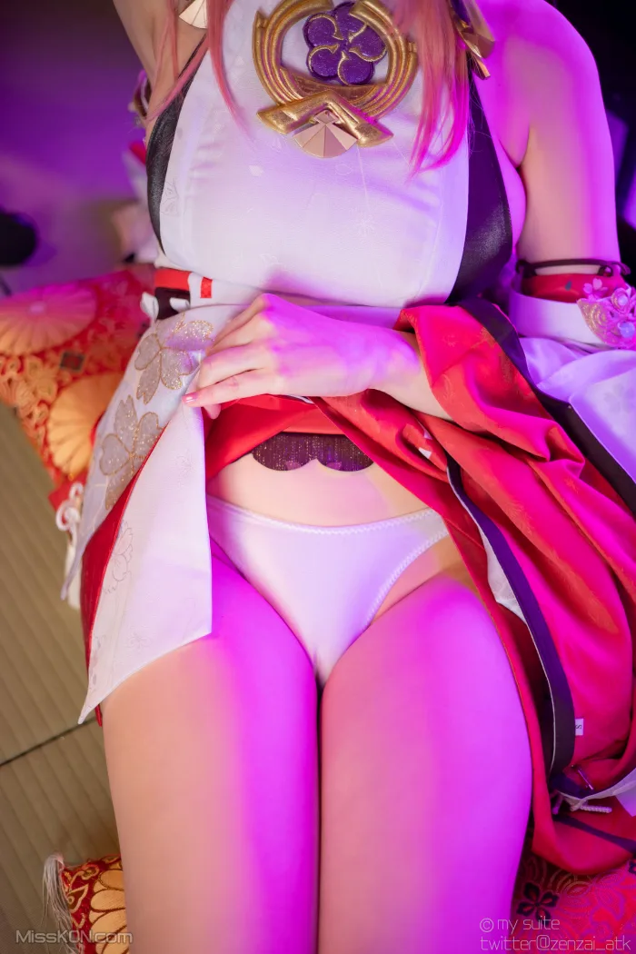 Coser@Atsuki (あつき): Genshin Impact Yae Miko &amp; Kujou Sara (402 photos )